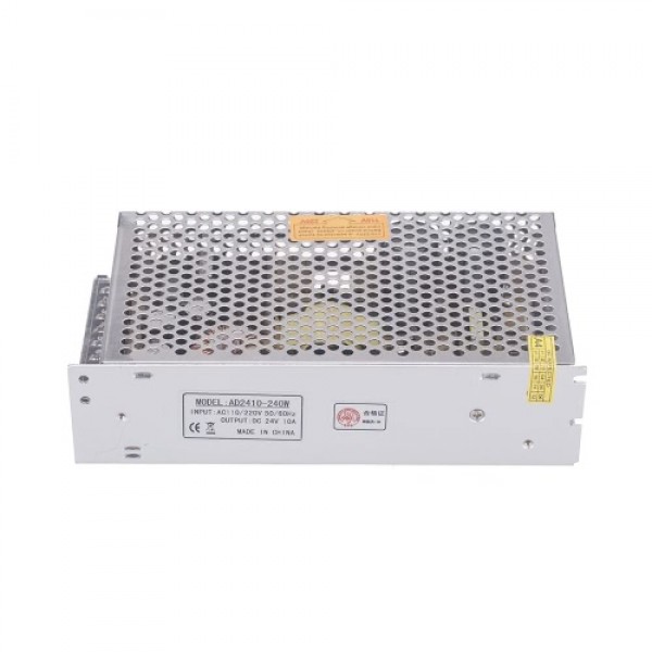 AC 110V/220V to DC 24V 10A 240W Voltage Transformer Switch Power Supply for Led Strip