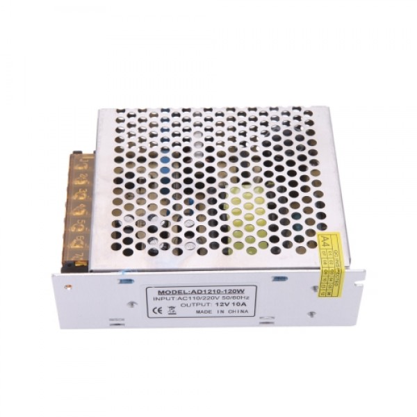 AC 110V/220V to DC 12V 10A 120W Voltage Transformer Switch Power Supply