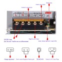 AC 110V/220V to DC 12V 5A 60W Voltage Transformer Switch Power Supply for  Led Strip