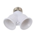 E27 Male to 2 Female Y Shape LED Light Bulb Base Adapter Splitter Lamp Holder Socket