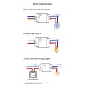 Wi-Fi Smart Light Switch 1/2/3 Gang Switch Plate Voice Control Sharing Timing Function Mobilephone APP Remotes Control for House