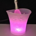 5L 7 Colors LED Light Ice Bucket Champagne Wine Drinks Beer Ice Cooler Bar Party