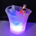 5L 7 Colors LED Light Ice Bucket Champagne Wine Drinks Beer Ice Cooler Bar Party