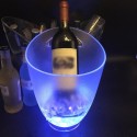 4L High Capacity 4 LED RGB Light Lamp Ice Bucket Curve Design Automatic Color Changing/ Static Color Battery Powered/ USB Operat