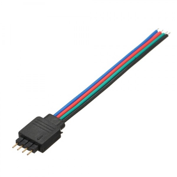 10 Pack RGB 4 Pin Extension Weld Line for LED Strip Light