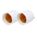 2 Pcs GU24 to E26 E27 Adapter LED Light Bulb Holder Socket  Converter