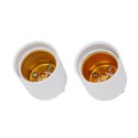 2 Pcs GU24 to E26 E27 Adapter LED Light Bulb Holder Socket  Converter