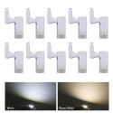 Universal Cabinet Hinge LED Sensor Light For Kitchen Living Room Bedroom Cupboard Closet Wardrobe Lamp 1Pcs White