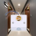 AC100-265V 50W(Max.) Mini PIR Motion Sensor E27 Lamp Base Socket Holder Adopted Sensitive 3 Levels Light Control / 3 Levels Adju