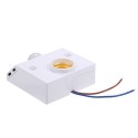 AC100-265V 50W(Max.) Mini PIR Motion Sensor E27 Lamp Base Socket Holder Adopted Sensitive 3 Levels Light Control / 3 Levels Adju