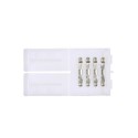 10 Pack White 4 Pins RGB LED Strip Connector Quick Splitter