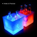 3.5 L Gorgeous Color Changing Light Ice Bucket