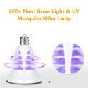 LEDs Plant Grow Lights Bulb 8W UV Mosquito Killer Lamp Bug Zapper for Grow Tent Succulent Flowers Indoor Plants Vegetable( AC220