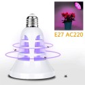 LEDs Plant Grow Lights Bulb 8W UV Mosquito Killer Lamp Bug Zapper for Grow Tent Succulent Flowers Indoor Plants Vegetable( AC220