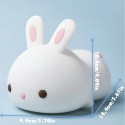 Christmas Gifts, Children's Gifts, Baby Bedside Touch Lights, Multi-color Changes, Rabbit Silicone Lights, Creative Gifts, Bedsi