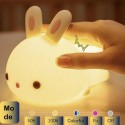 Christmas Gifts, Children's Gifts, Baby Bedside Touch Lights, Multi-color Changes, Rabbit Silicone Lights, Creative Gifts, Bedsi