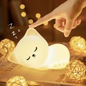 Christmas Gift, Baby Bedside Night Light, Kitten Night Light, Baby Silicone Night Light Sleep Light Led Dimming Light [1200mAh R