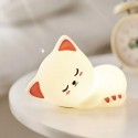 Christmas Gift, Baby Bedside Night Light, Kitten Night Light, Baby Silicone Night Light Sleep Light Led Dimming Light [1200mAh R