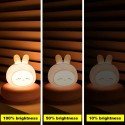 Sleeping Baby Feeding Cute Pet Series Bedside Night Light For Children's Bedroom, USB Charging Pat Sensor Light LED