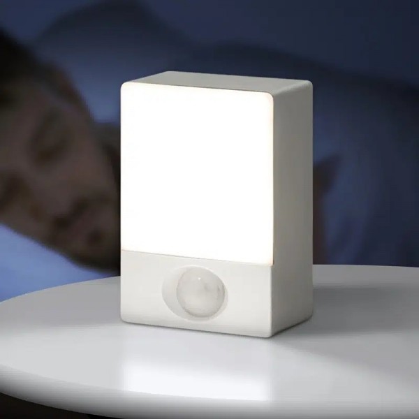 Crib Sensor Light LED Night Light Corridor Bathroom Children's Room Wake Up Bedside Atmosphere Light Human Body Sensor Light, US