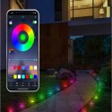 Garden Lawn Light String, APP Multi-color Control, Party Waterproof, Horse Racing Magic Atmosphere, Villa Buried Decoration