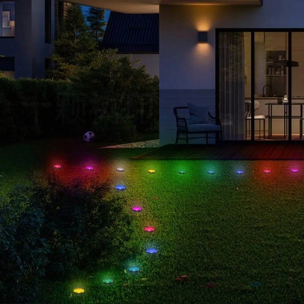 Garden Lawn Light String, APP Multi-color Control, Party Waterproof, Horse Racing Magic Atmosphere, Villa Buried Decoration