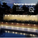 4pcs Solar Wall Light Garden Outdoor, Waterproof Stair Lights With Light Control, For Garden Yard Porch Wedding Party Decor