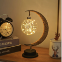 LED Ball Lamp Wrought Iron Moon Lamp, Bar Desk Lamp Decorative Lamp, Bedroom Decorative Modeling Lamp(battery Not Included)