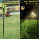 1pc Watering Can Light, Waterproof Copper Solar Garden Lights For Outdoor, Pathway, Yard, Deck, Lawn, Patio, Walkway, Solar Lights For Outside